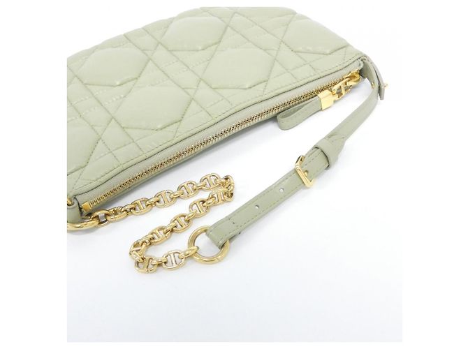 Borsa a tracolla Christian Dior Dior Caro in pelle di vitello - vista 4