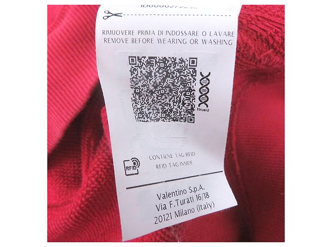 Hoodie de algodão Valentino logo VLTN - vista 10