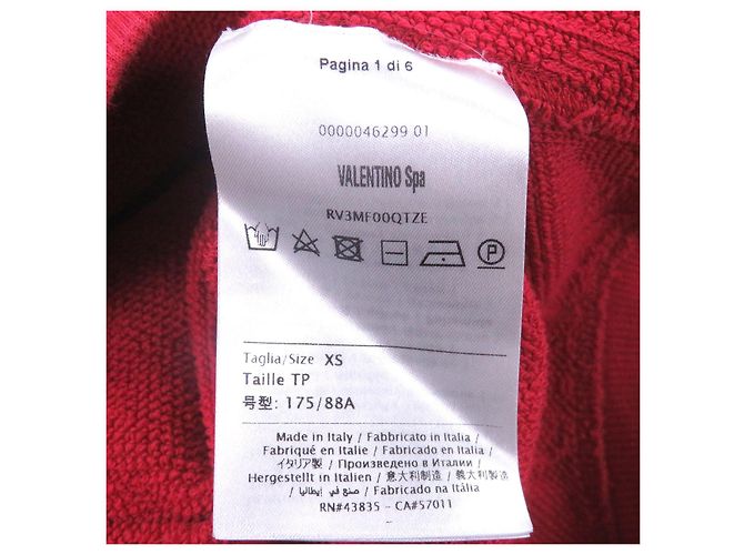 Hoodie de algodão Valentino logo VLTN - vista 6
