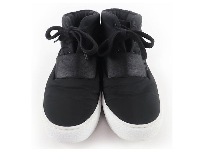 CHANEL COCO Mark High Cut Sneaker aus Stoff - Ansicht 3
