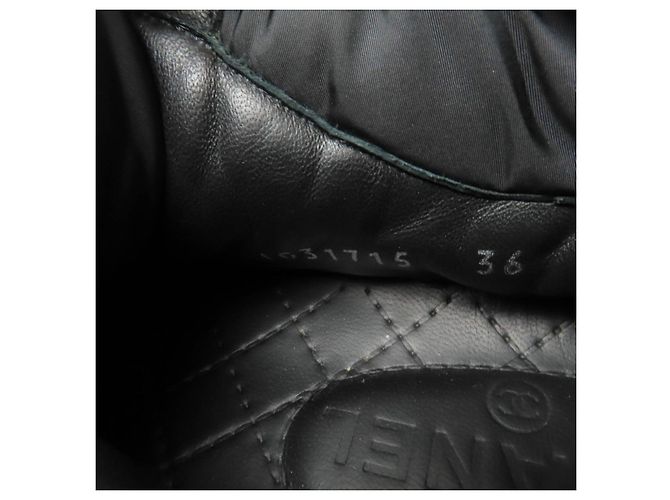 CHANEL COCO Mark High Cut Sneaker aus Stoff - Ansicht 9
