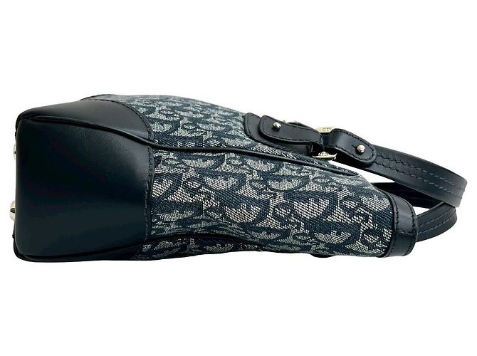 Borsa in pelle e tela Trotter Christian Dior - vista 6