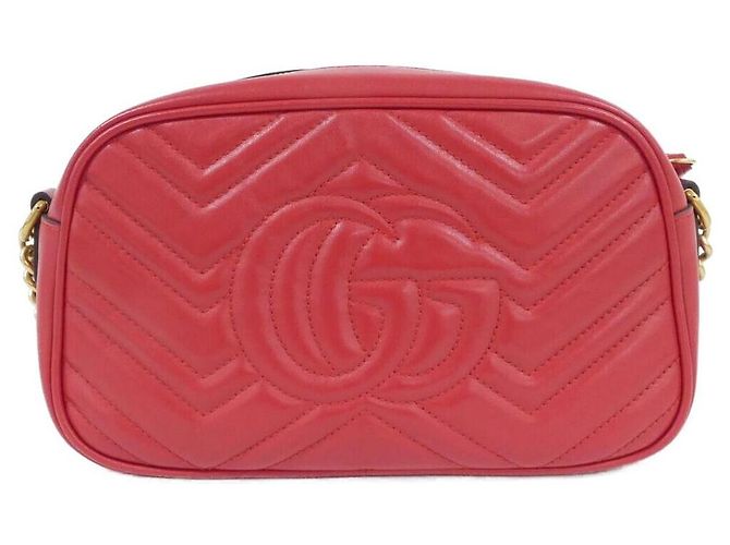 Borsa a tracolla Gucci GG Marmont in pelle matelassé chevron - vista 2