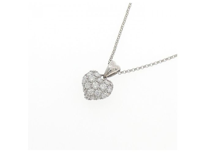 Autre Marque Yukizaki Platin-Diamant-Halskette - Ansicht 3