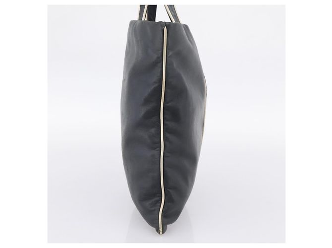 Sac Tote Loewe en cuir noir - vue 3
