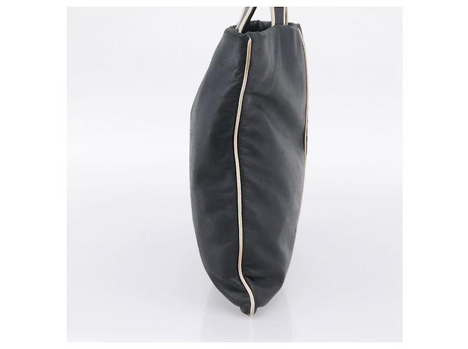Sac Tote Loewe en cuir noir - vue 4