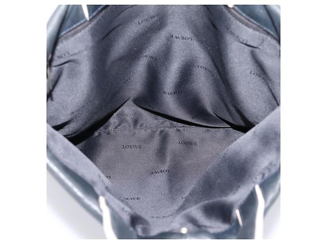 Sac Tote Loewe en cuir noir - vue 5