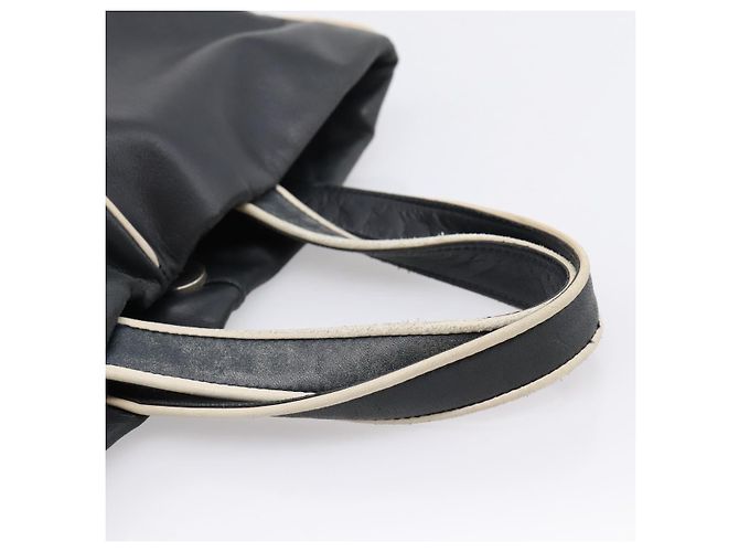 Sac Tote Loewe en cuir noir - vue 7