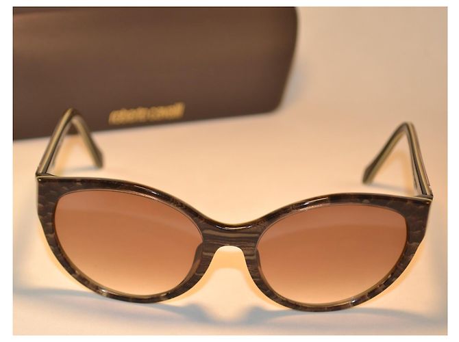 Roberto Cavalli Occhiali da Sole Alrischa in Acetato Marrone - vista 2