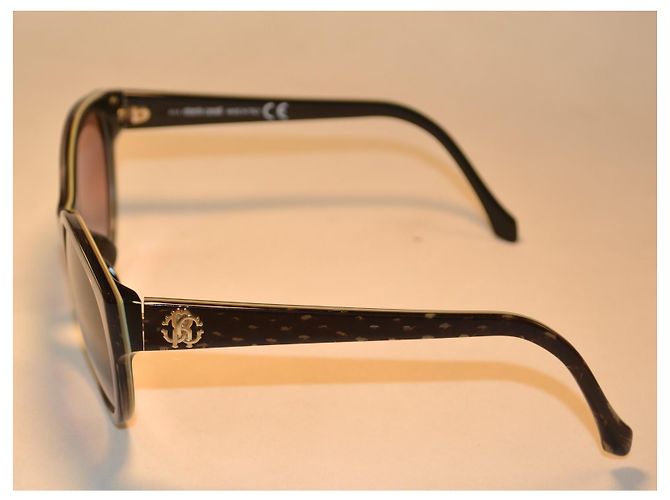 Roberto Cavalli Occhiali da Sole Alrischa in Acetato Marrone - vista 3