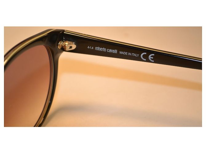 Roberto Cavalli Occhiali da Sole Alrischa in Acetato Marrone - vista 6