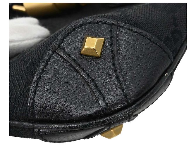 Gucci Piston Lock Jackie Hobo GG Canvas Mini - vista 3