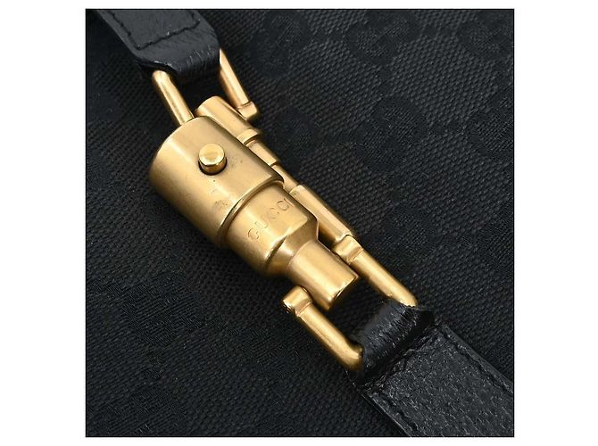 Gucci Piston Lock Jackie Hobo GG Canvas Mini - vista 4