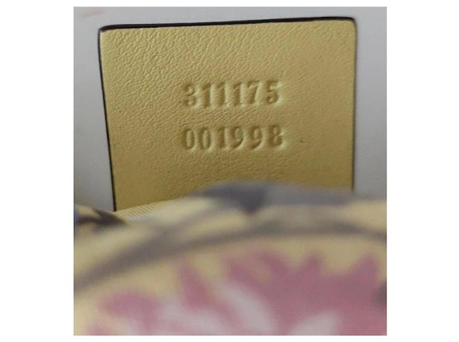 Borsa tote Gucci in paglia e pelle - vista 4