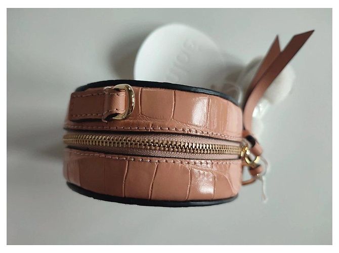 Borsa a tracolla gioiello Chloé in pelle rosa - vista 4