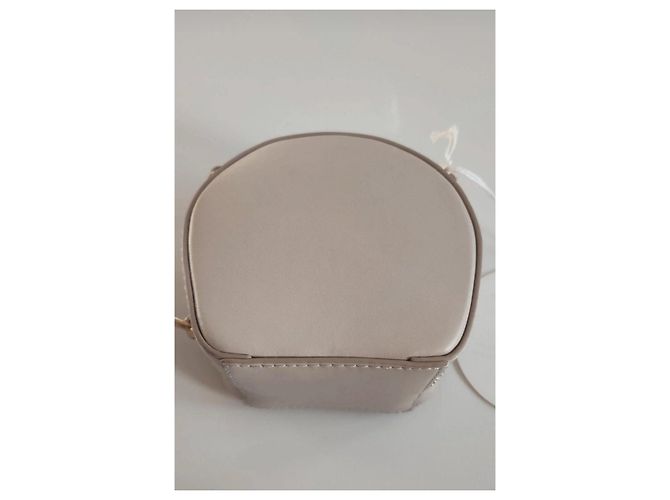 See by Chloé Mini mala "Mara" em couro bege - vista 5