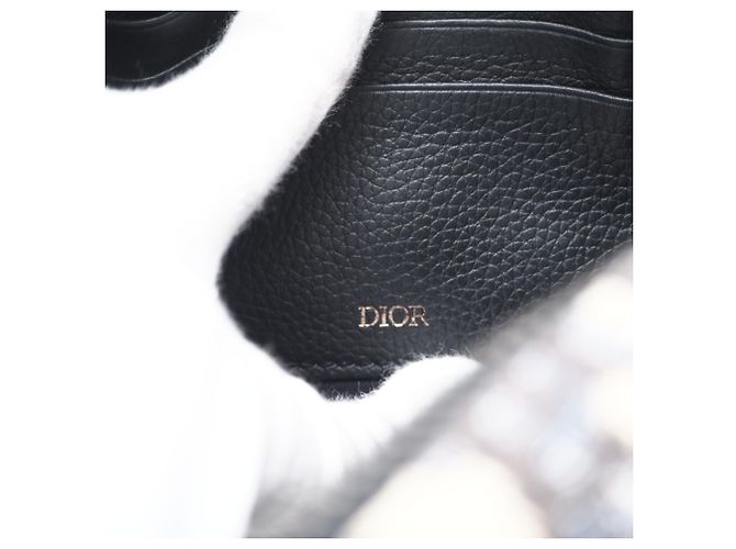 Borsa a tracolla mini Safari in jacquard Oblique Christian Dior - vista 15