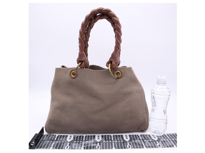 Borsa Tote in tela Bottega Veneta - vista 3