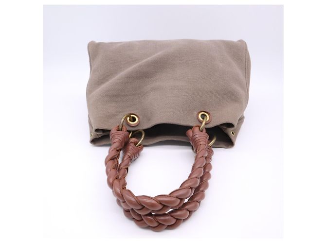 Borsa Tote in tela Bottega Veneta - vista 8
