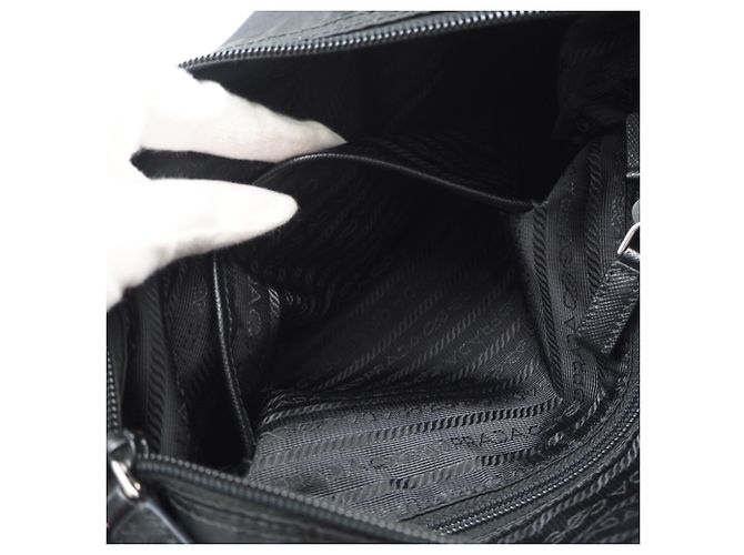 Bolsa de Ombro Prada Re-Nylon Saffiano - vista 12