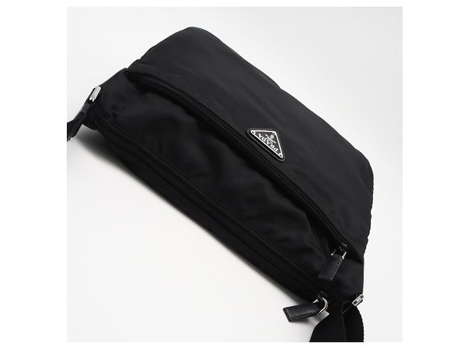 Bolsa de Ombro Prada Re-Nylon Saffiano - vista 7