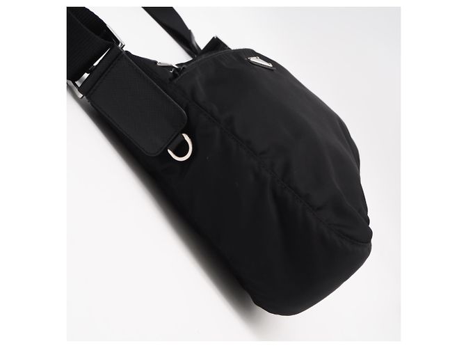 Bolsa de Ombro Prada Re-Nylon Saffiano - vista 9