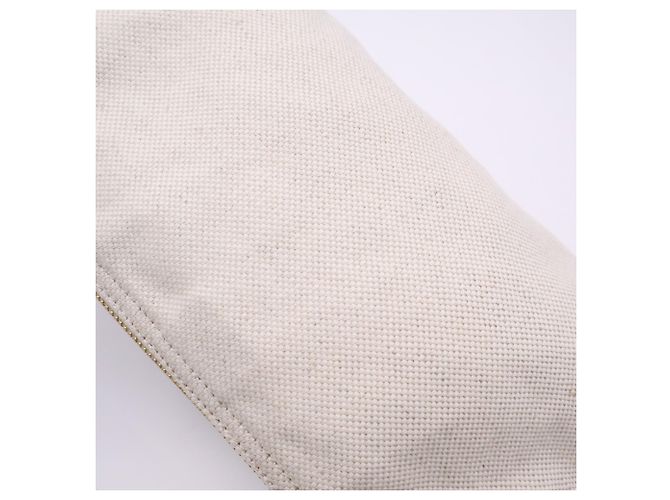 Bolsa Miu Miu de algodão e linho preto e branco - vista 4