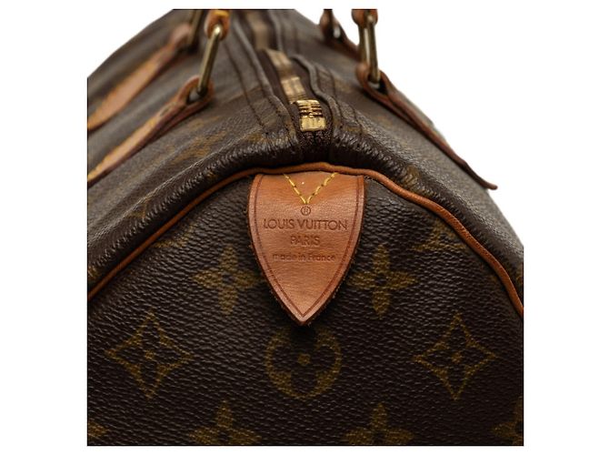 Sac à main Louis Vuitton Monogram Speedy 35 - vue 7