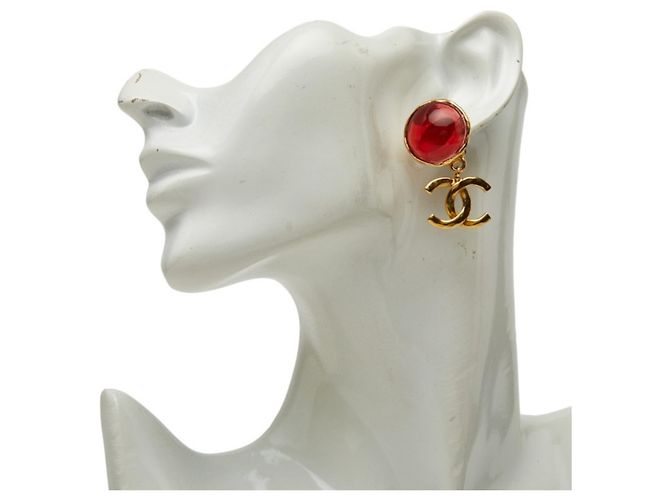 Timeless Chanel Coco Mark Gripoix Vintage Ohrringe 95P - Ansicht 5