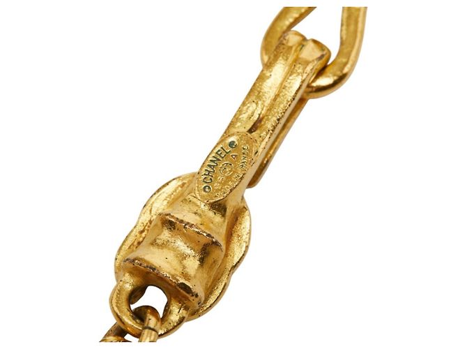 Collana a catena vintage Chanel Coco Mark - vista 4