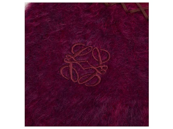 Loewe Anagram Schal Lila Wolle Mohair - Ansicht 3