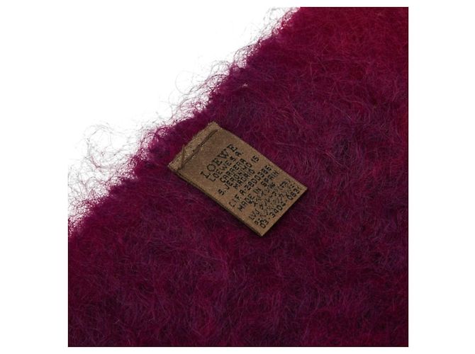 Loewe Anagram Schal Lila Wolle Mohair - Ansicht 4