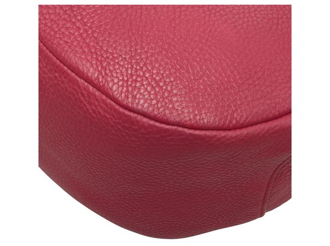 Sac à main Prada en cuir rose à une seule bandoulière - vue 4