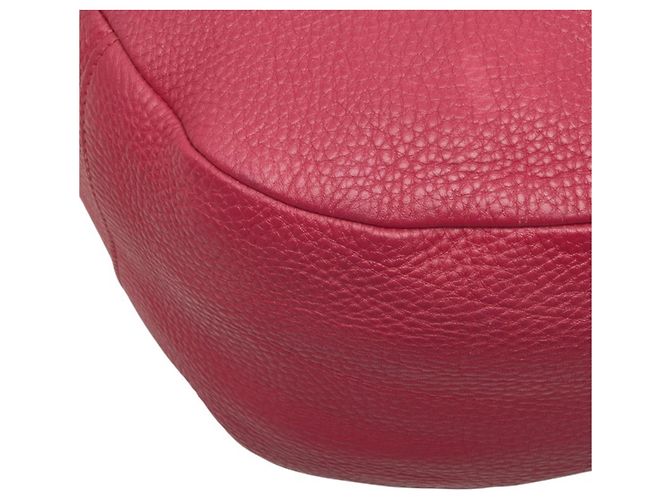 Sac à main Prada en cuir rose à une seule bandoulière - vue 5