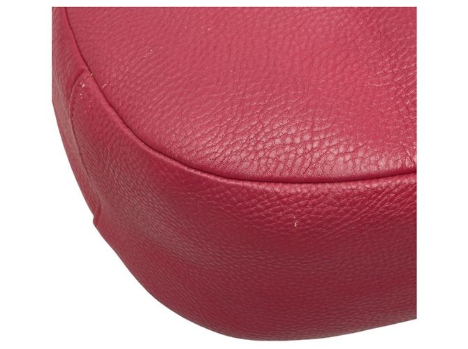 Sac à main Prada en cuir rose à une seule bandoulière - vue 7