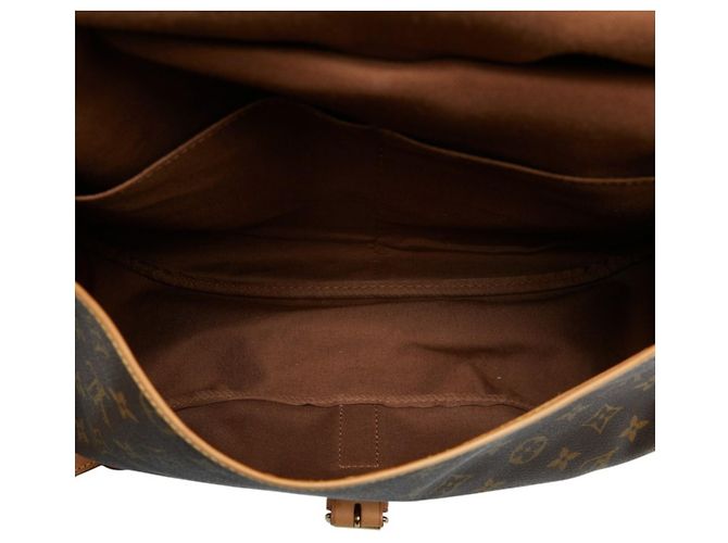 Borsa a tracolla Louis Vuitton Monogram Saumur 35 - vista 11