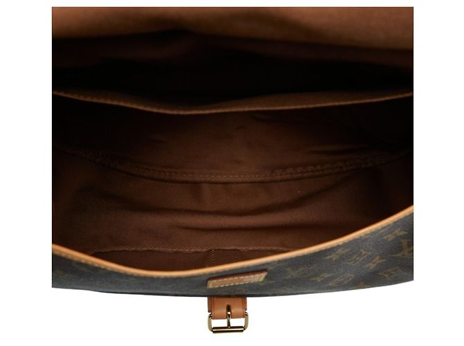 Borsa a tracolla Louis Vuitton Monogram Saumur 35 - vista 12