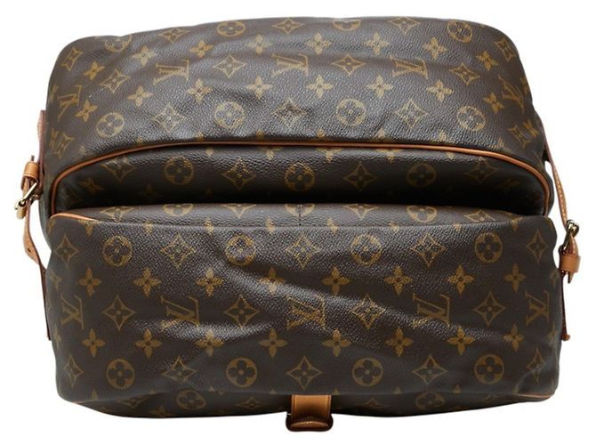 Borsa a tracolla Louis Vuitton Monogram Saumur 35 - vista 3