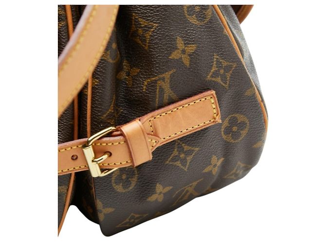 Borsa a tracolla Louis Vuitton Monogram Saumur 35 - vista 8