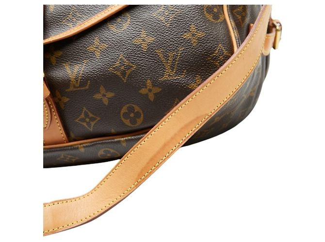 Borsa a tracolla Louis Vuitton Monogram Saumur 35 - vista 9