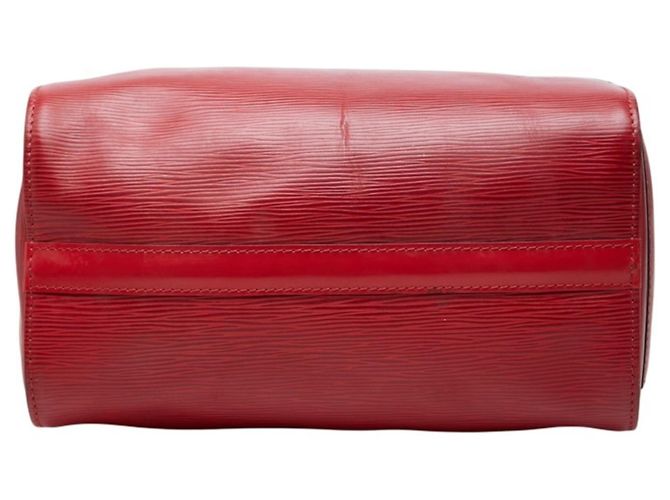 Borsa Louis Vuitton Epi Speedy 25 in pelle Castilian Red - vista 3