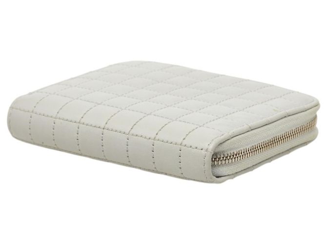 Céline Tarjetero Celine C-Charm de piel gris - vista 4