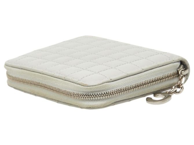 Céline Tarjetero Celine C-Charm de piel gris - vista 5
