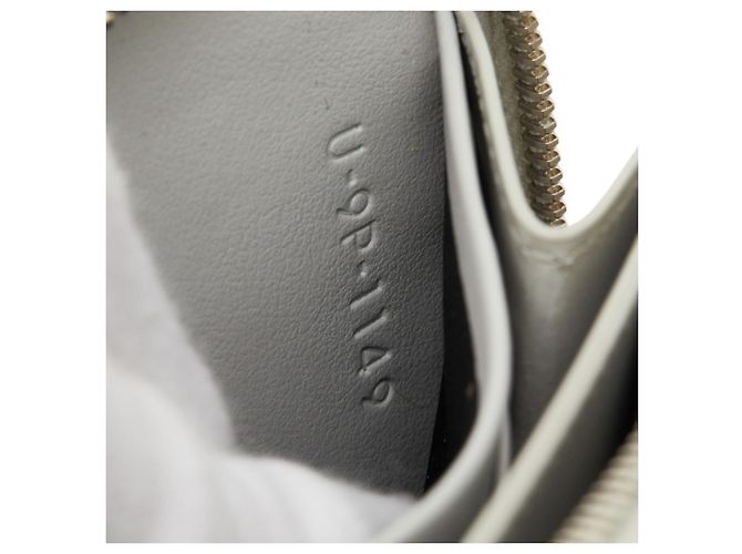 Céline Tarjetero Celine C-Charm de piel gris - vista 8