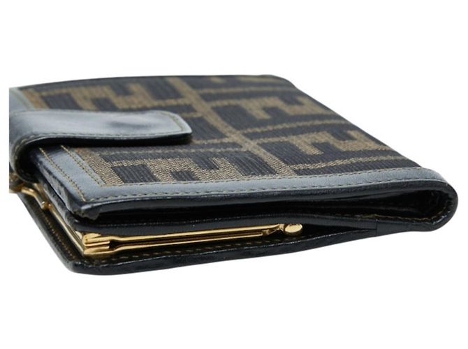 Fendi Zucca Pattern Bi-fold Geldbörse - Ansicht 5