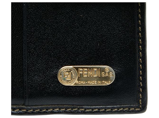 Fendi Zucca Pattern Bi-fold Geldbörse - Ansicht 6