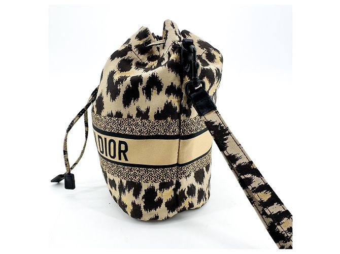 Christian Dior Logo Travel Drawstring Printed Fabric - Ansicht 4