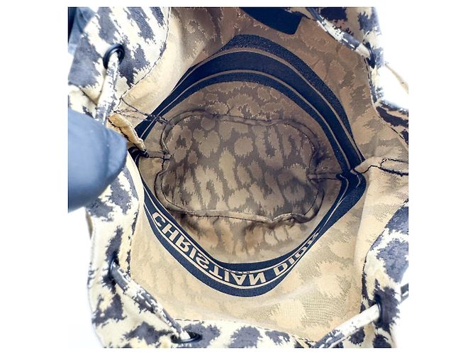 Christian Dior Logo Travel Drawstring Printed Fabric - Ansicht 5