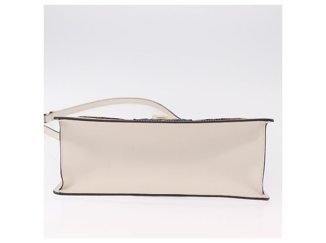Gucci Sylvie Top Handle em couro bordado Medium - vista 5
