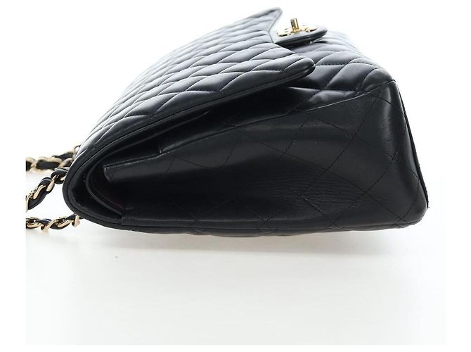 Chanel Classic Timeless Double Flap Quilted Caviar Maxi - vista 3